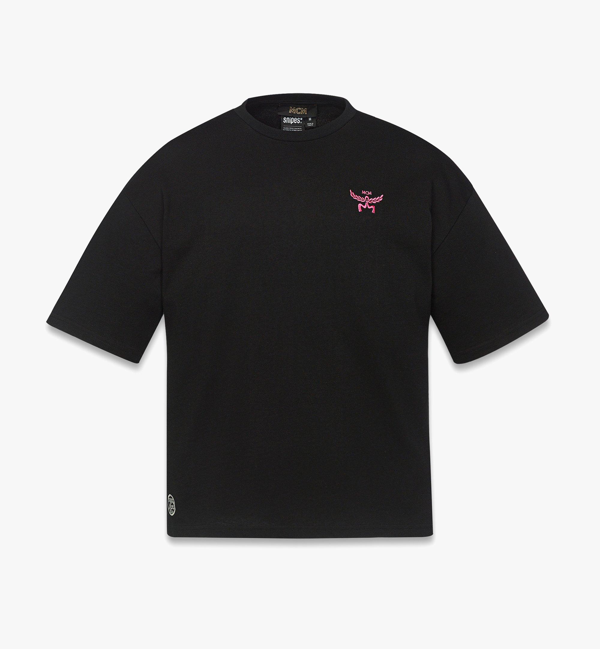 MCM x SNIPES Rhinestone Logo T-Shirt 1